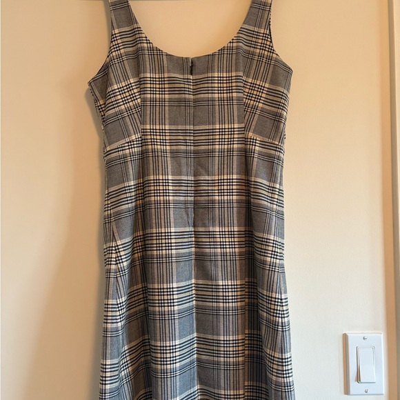 Banana Republic Black and White Plaid Mini Dress - Picture 5 of 5